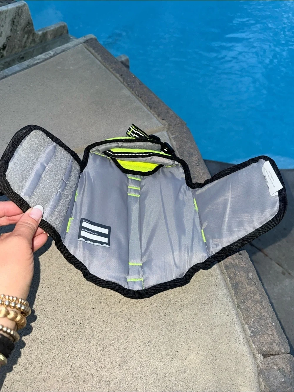Arcadia Neon Yellow XS Dog Life Jacket